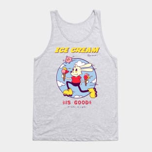 roller skates Ice Cream Tank Top